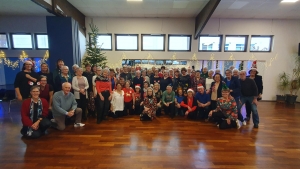 Weihnachtsgruppenfoto